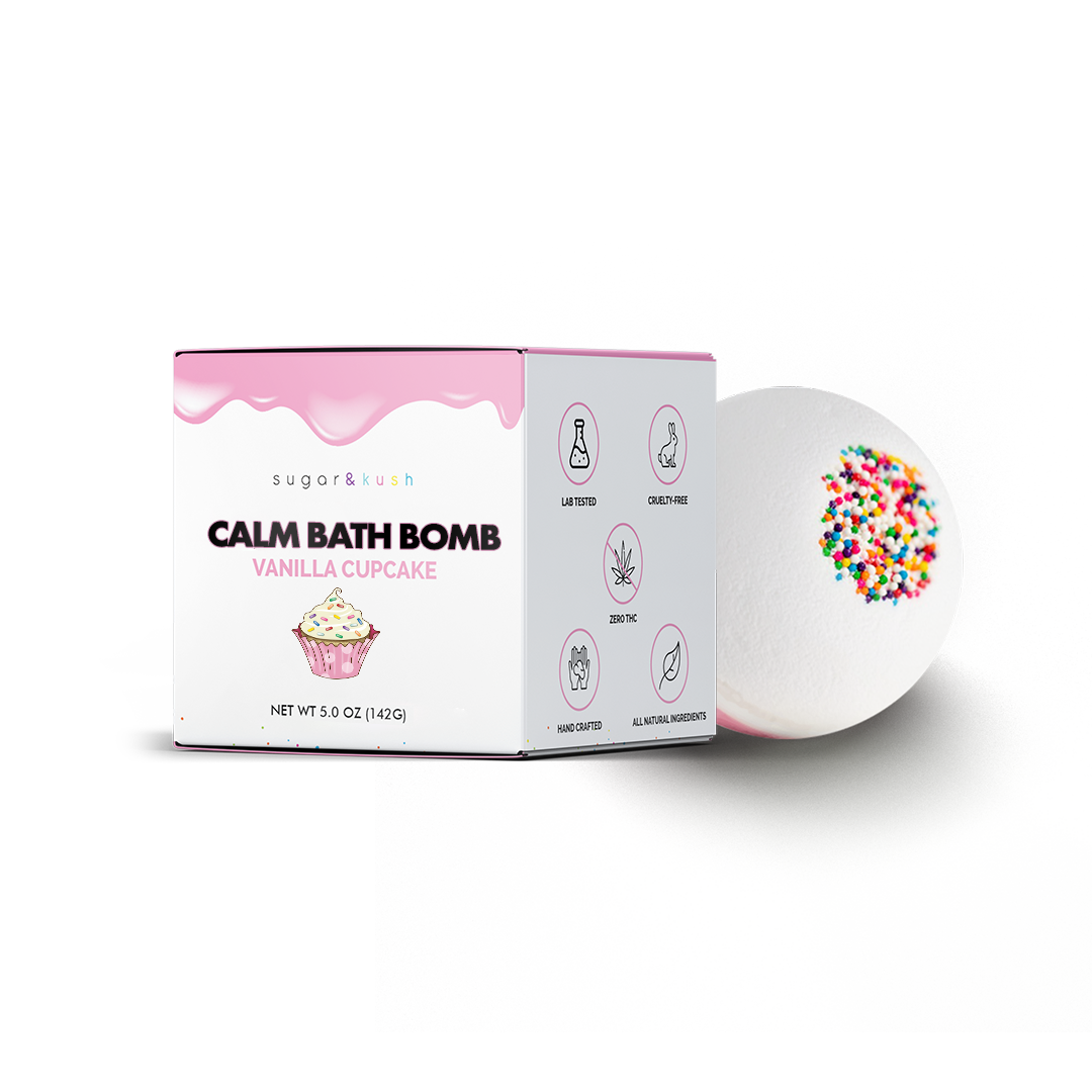 Vanilla Cupcake Calm Bath Bomb
