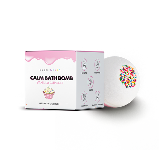Vanilla Cupcake Calm Bath Bomb